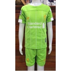 (เด็ก) ชุดทีมลิเวอร์พลู สีเขียว เสื้อ+กางเกง