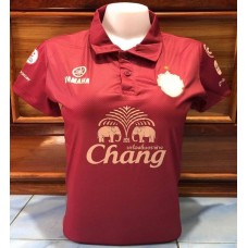เสื้อกีฬาสำหรับผู้หญิงทีมบุรีรัมย์ สีแดง 2020