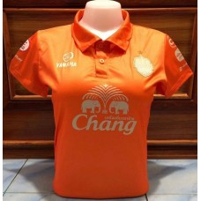 เสื้อกีฬาสำหรับผู้หญิงทีมบุรีรัมย์ สีส้ม 2020